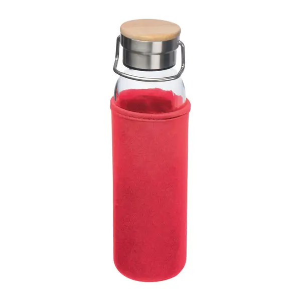 Üveg ivópalack neoprén tokban, 600 ml