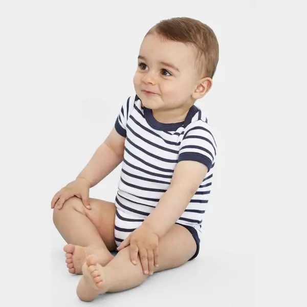 Miles Baby Striped Bodysuit