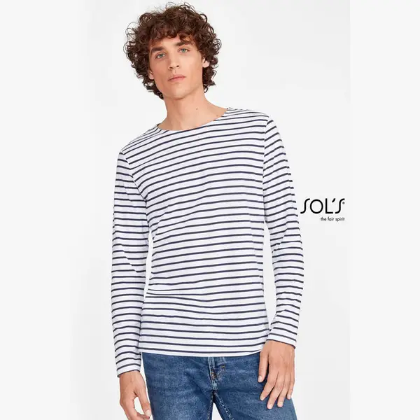 Sol'S Marine Men - Hosszú Ujjú Csíkos Póló