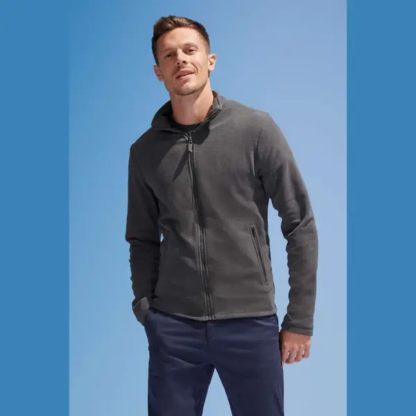 Norman - Men'S Plain Fleece Jacket