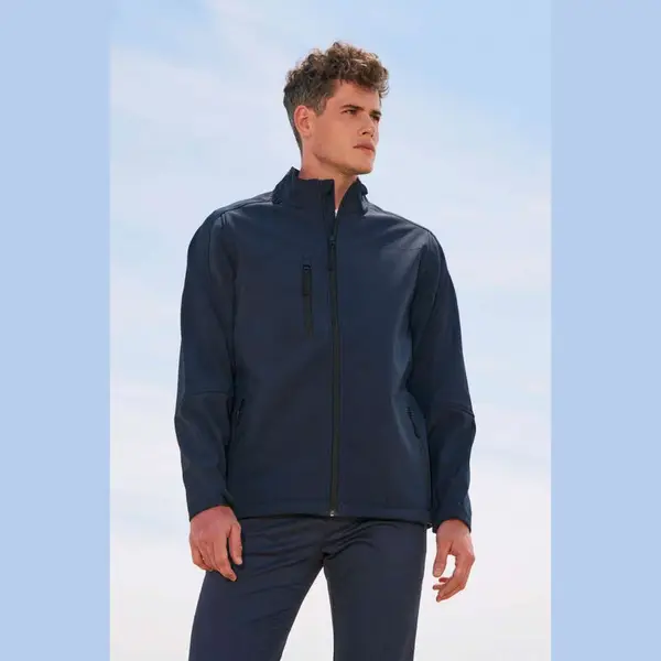 Relax Men'S Softshell Zipped Jacket	
