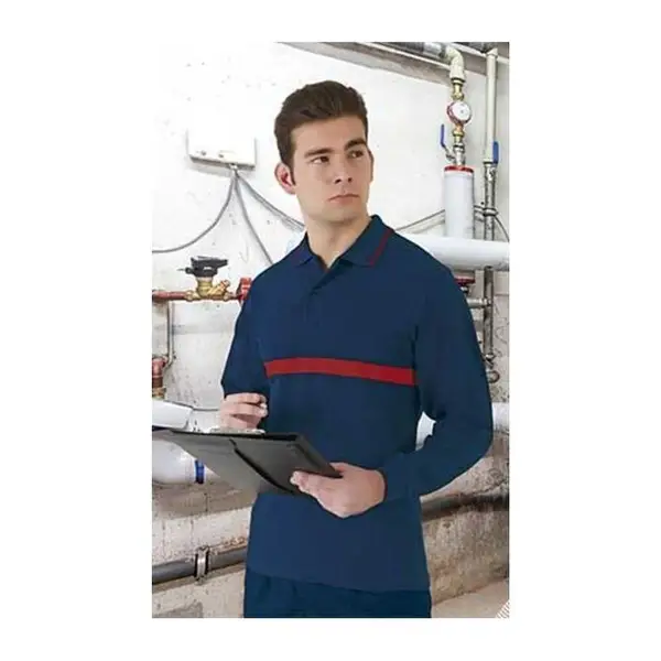Server Long/Sleeve Typed Poloshirt