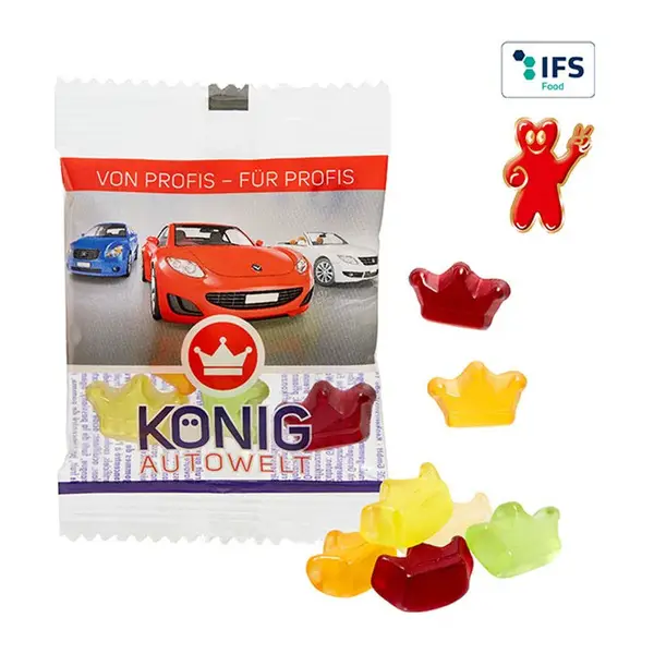 Mini gumicukor egyedi formákban kb 13g