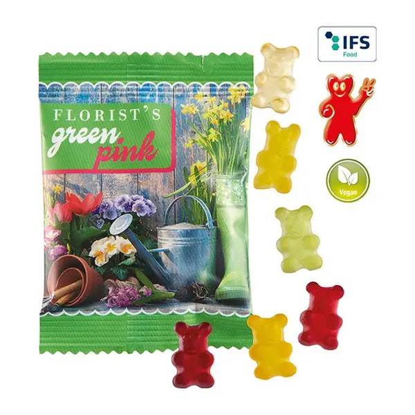 Vegán prémium gumicukor macik