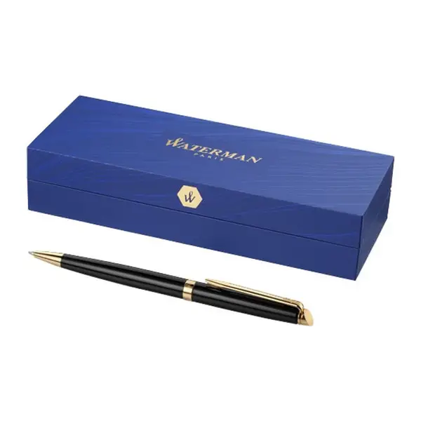 Ball Pen Hemisphere, Solid Black, Gold