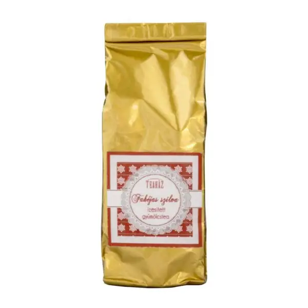 Szálas gyümölcstea aromazáró tasakban 50 g.
