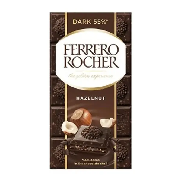 Rocher mogyorós ét táblacsokoládé 90 g