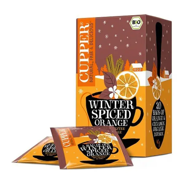 Cupper winter spiced téli fűszeres narancs tea 40g