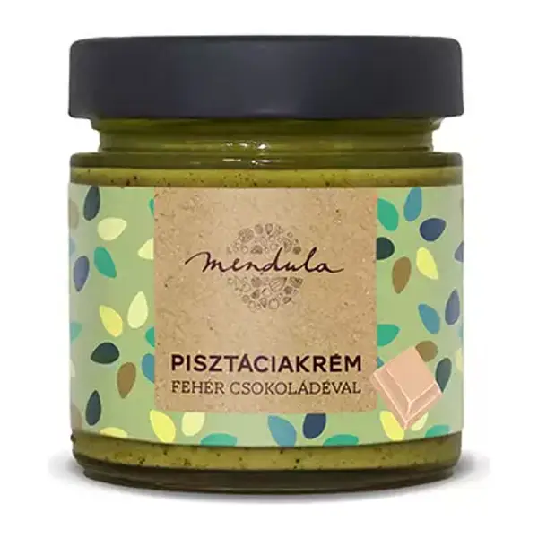 Fehér csokis pisztáciakrém 180g. 